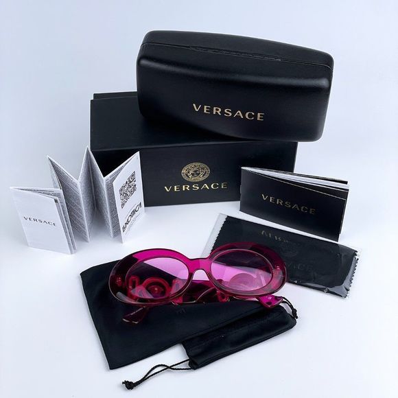 Versace VE4426BU MAXI MEDUSA BIGGIE 5334/5 Transparent Fuchsia Pink - Picture 11 of 13